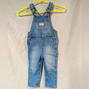 Oshkosh Denim Overalls with Ruffled Pockets